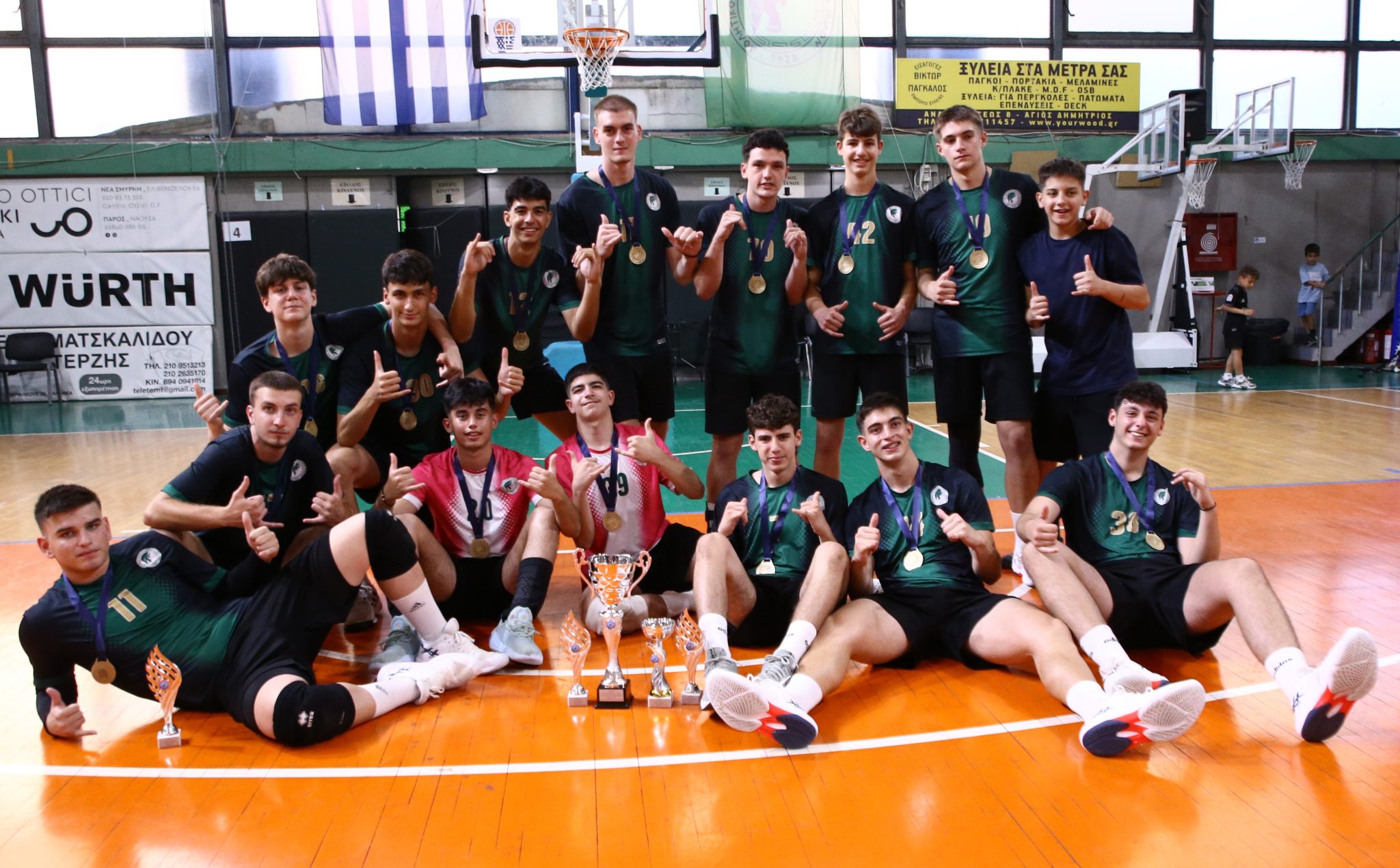 Βόλεϊ: Πρωταθλητής Ελλάδος και στα Αγόρια Κ18 ο Μίλωνας!