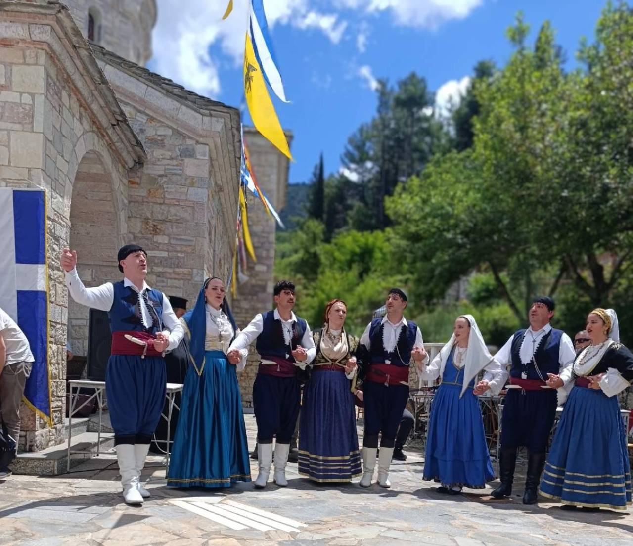 Η Ένωση Κρητών Νέας Σμύρνης τίμησε τον Άγιο Νέο Οσιομάρτυρα Παύλο στην Αροανία Καλαβρύτων